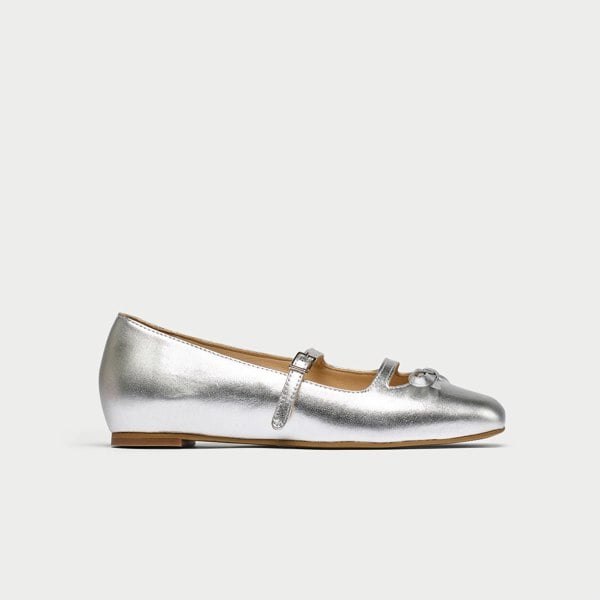 Calla Alexa Shoes - Silver Leather