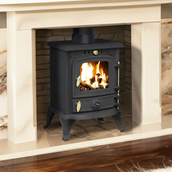 RoyalFire Royal Fire 4.5kW Cast Iron Wood and Coal Burning Stove