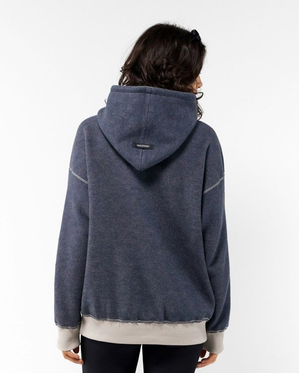 Frolickers Reversible Unisex Hoodie - Pebble / Charcoal