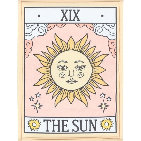 Serano The Sun Vintage Tarot Wall Hanging