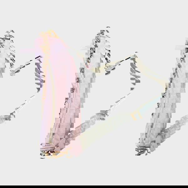 Versace Hobo Medusa Head Floral Large Shoulder Bag Pink