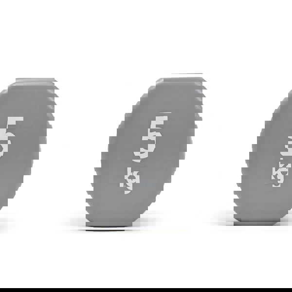 Reebok 5kg Dumbbells - Anti-Roll Design