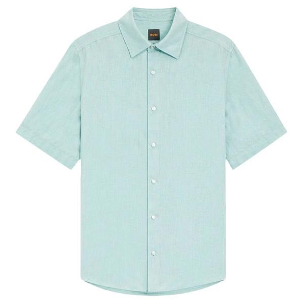 Boss Rash 2 Linen Short Sleeve Shirt