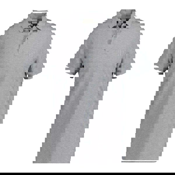 Gant Mens Shield Tonal Polo Shirt - Grey