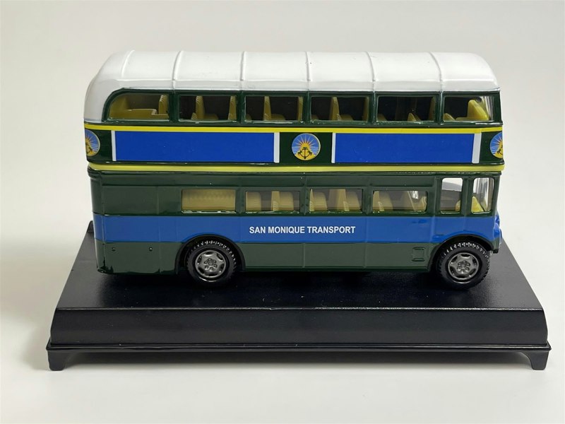 Motormax 007 James Bond Live And Let Die 5 Inch Double Decker Bus Motormax 79846