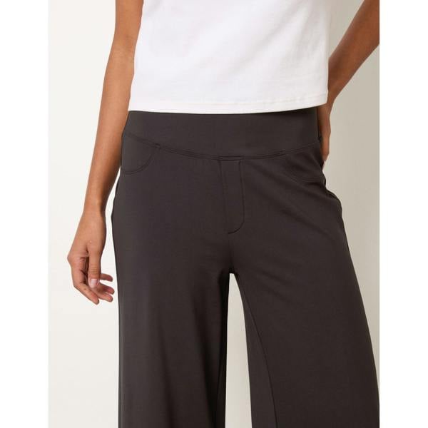 Blue Vanilla Wide Leg Soft Touch Trousers With Stretch
