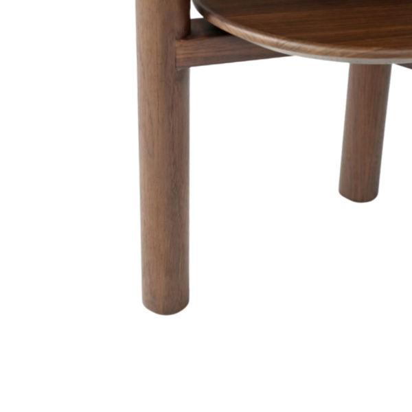 Willow Lamp Table with Shelf Timber Tobacco