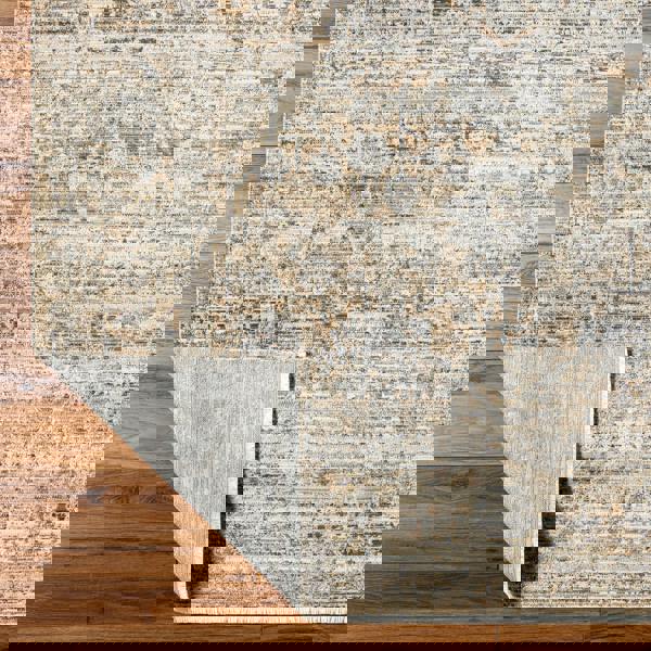 Livabliss Becki Owens Margaret-Washable Grey Brown Vintage Fringe In- & Outdoor Rug