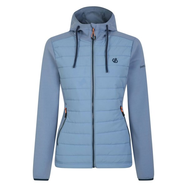 Dare 2B Women's Fleur East Edit - Notion Logo Hybrid Jacket - Rainwashed Blue