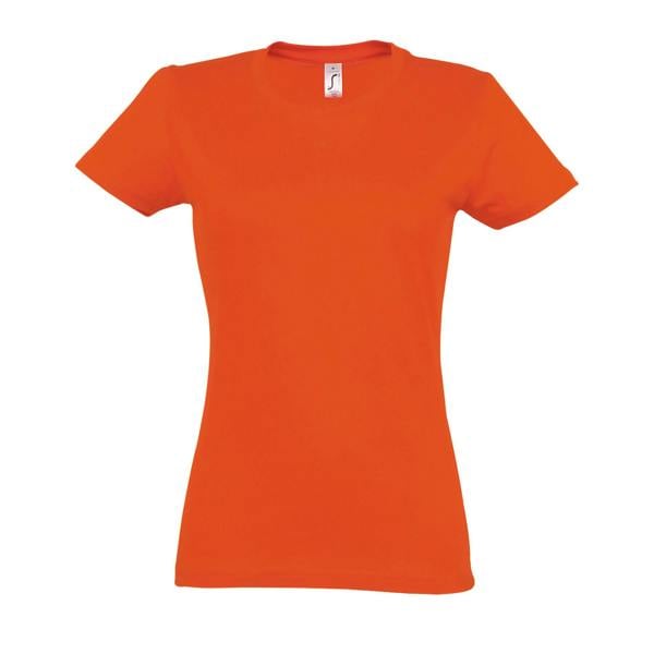 SOLS Womens/Ladies Imperial Short-Sleeved T-Shirt - Orange