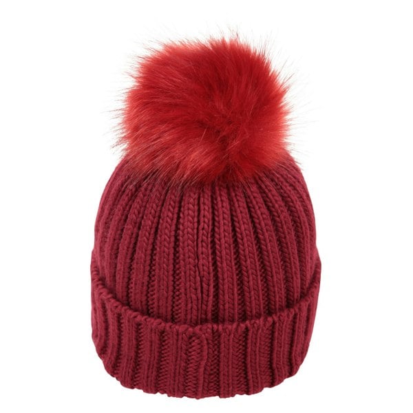 Mountain Warehouse Women's Geneva Borg Lined Beanie - Red