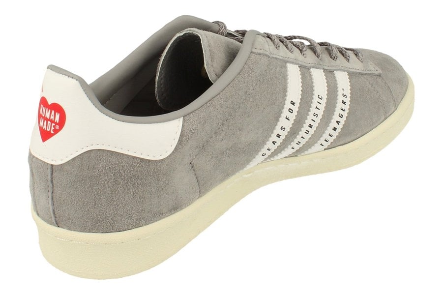 Adidas Originals Campus Human Made Mens Trainers  FY0733 - Light Onix White Fy0733 - Photo 2