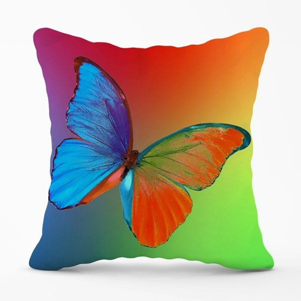 Warren Reed Vibrant Butterfly Cushions