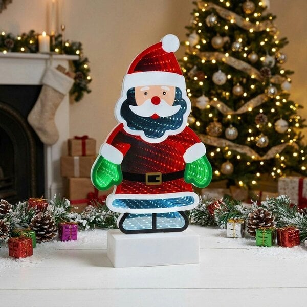 Garden Greatness Discover Festive Santa Infinity Light - V3