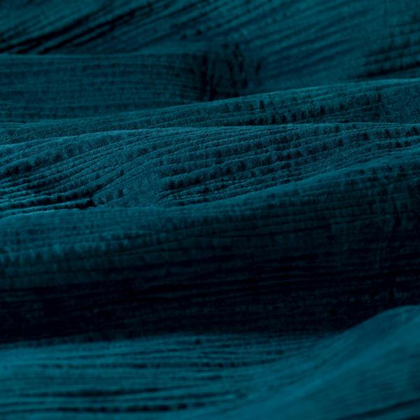 Textured Velvet Bedspreads & Cushion Bundle - cotton, close-up detail 3 | Soak and Sleep
