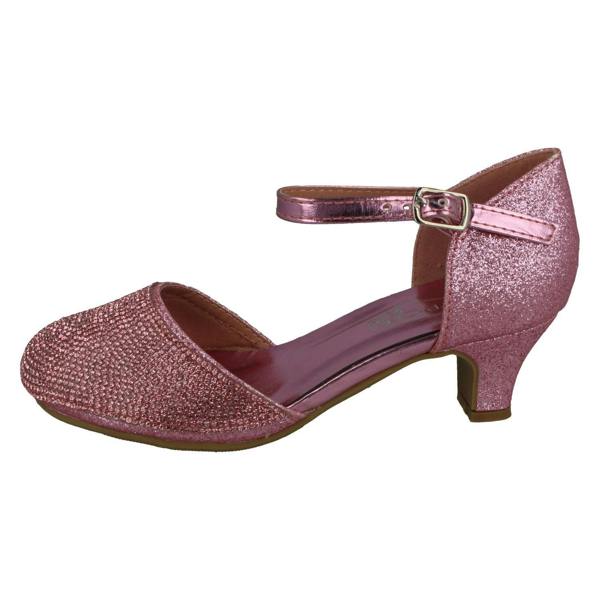 Spot On Girls Spot On Mid Heel Glittery Shoes H3082