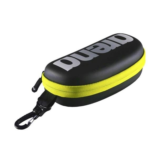 Arena Swimming Goggles Case - Black/Silver/Fluorescent Yellow - 