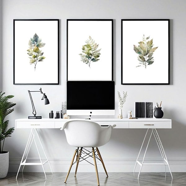 Artwork For Office Wall | Set of 3 wall art prints