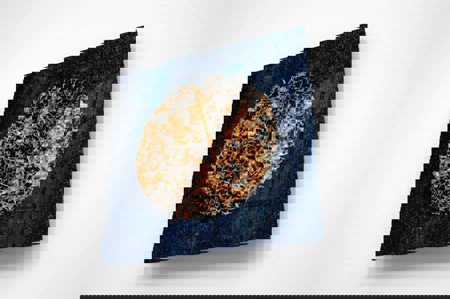 glossy acrylic abstract art print