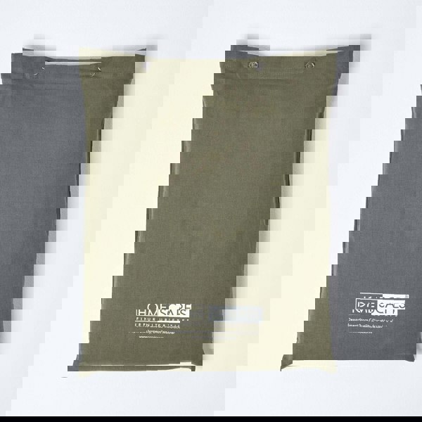 HOMESCAPES French Flax Linen Fitted Sheet – 30 cm Deep