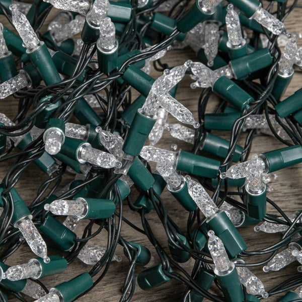 Samuel Alexander 7.5m 300 LED Multi-Action Christmas Fairy Cap String Lights with Timer in Rainbow