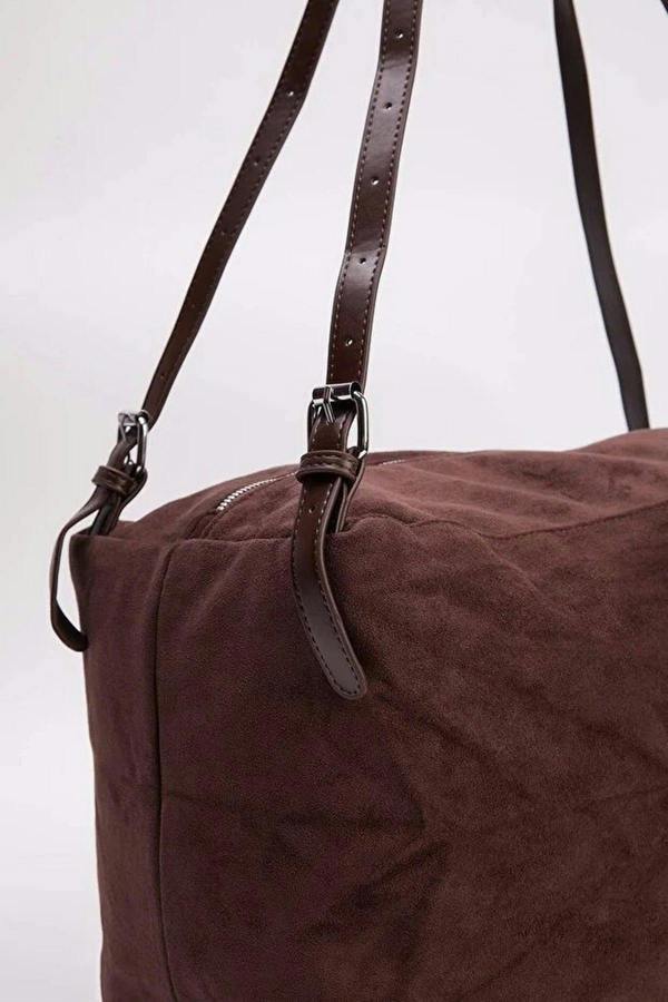 WOVCOR Suede Women's Travel and Maxi XL Shoulder Bag