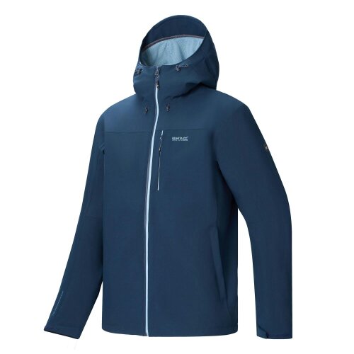 Regatta Mens Birchdale II Waterproof Jacket - Dusky Blue/Navy