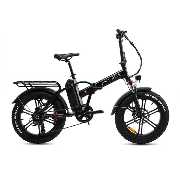 Hygge Bikes Vester 2026 - Folding Fat Tyre E-Bike 48V 14Ah - Onyx Black