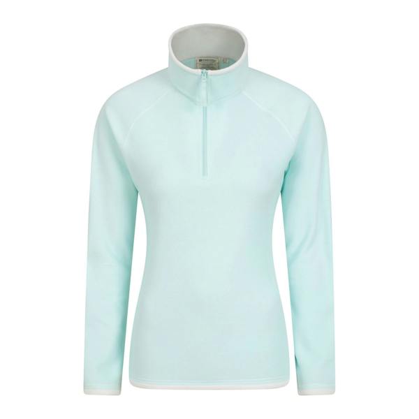 Mountain Warehouse Womens/Ladies Montana Half Zip Fleece Top - Mint