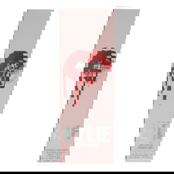 Kylie By Kylie Jenner Matte Lip Kit 801 Queen 2 Piece Gift Set: Liquid Lipstick 3ml - Lip Liner 1.1g