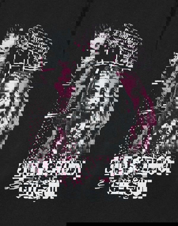 Monster High Womens Black Old School Ghoul Short Sleeved T-Shirt