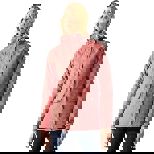 Regatta Womens/Ladies Broadia Waterproof Jacket - Mineral Red - 