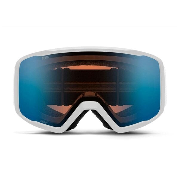 Smith Ski Goggles Tribute 1DG 5N White Photochromic Blue Sensor Mirror