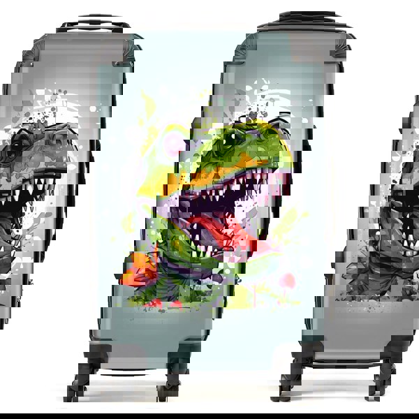 Warren Reed Laughing T-Rex Suitcase