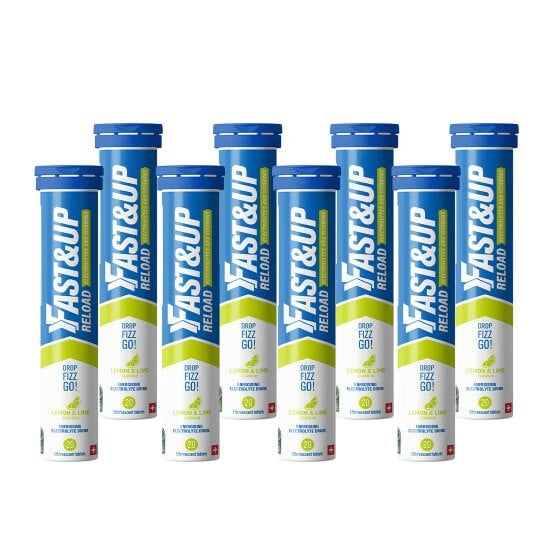 Reload - Electrolyte Tablets for Instant Hydration & Energy - Lime & Lemon Flavour, Pack of 8