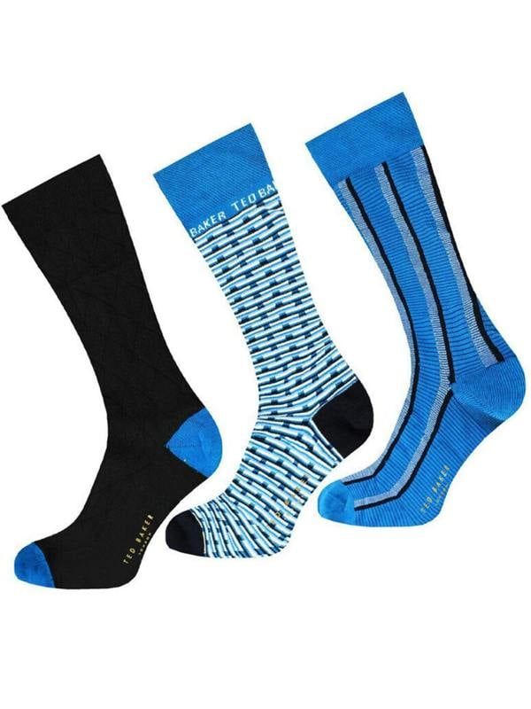 Ted Baker | Mens Crew Socks 3 Pack Gift Set
