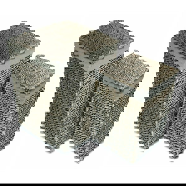 Square Laundry Basket with Grey Sage Lining