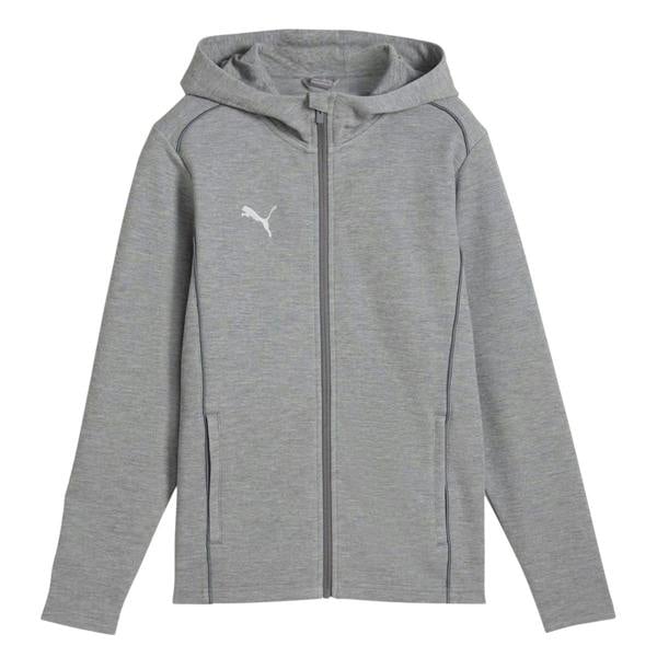 Puma Mens TeamFINAL Casuals Hooded Jacket - Grey - 