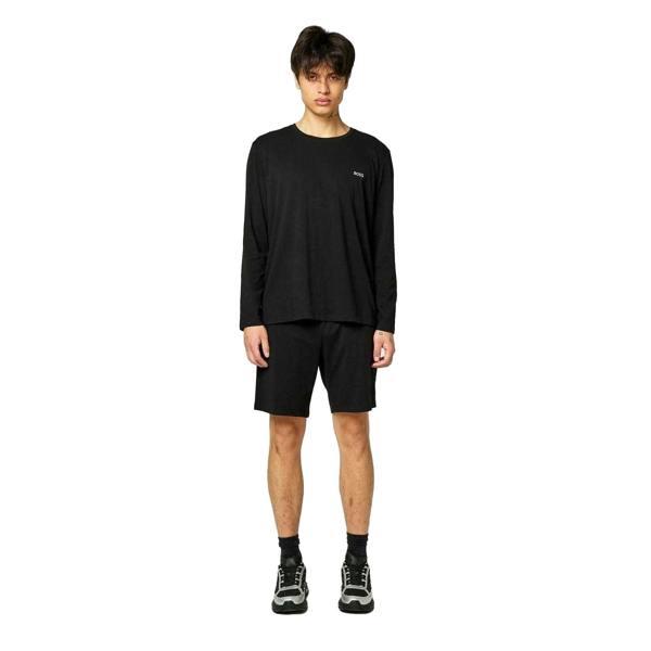 Boss Mens Regular Jersey Shorts - Black - 