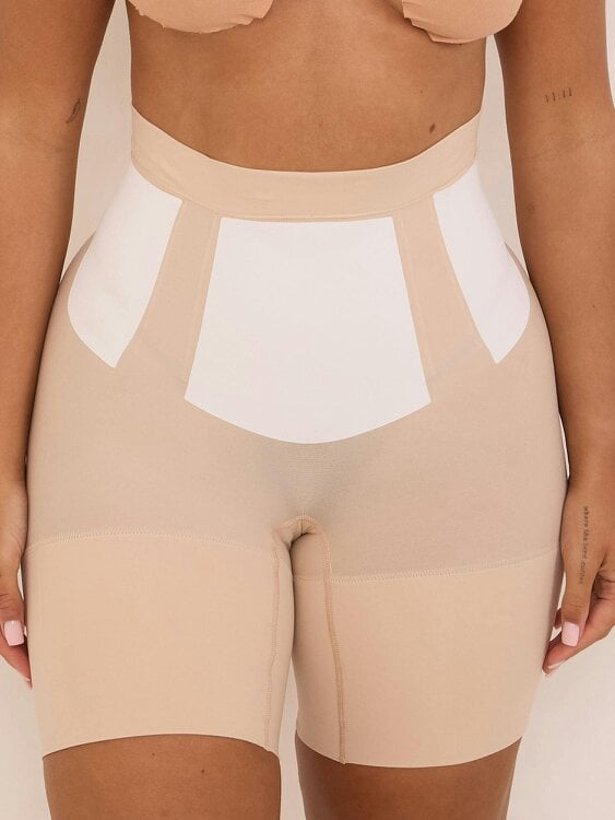 Perky Pear 360Sculpt™- Sculpting Shorts- BEIGE