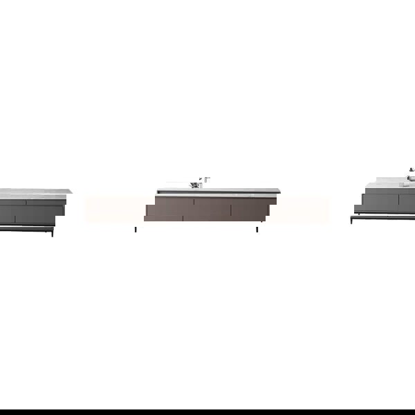 Alvis Coffee Table Set With Stool, Sintered Stone-Weilai Concept-Weilai Concept