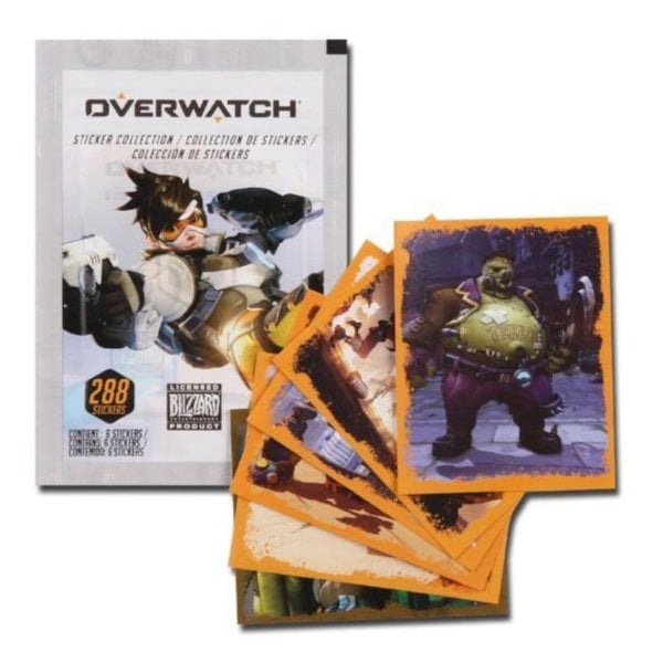 Overwatch Sticker Book Starter Pack Album Including 4 Sticker Packs