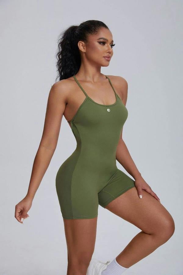 Anniou Scrunch Bum Jumpsuit - green