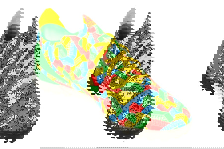 Adidas Gamemode Tf Junior Football Boots Trainers  GW8557 - Yellow Red Blue Gw8557 - Photo 3