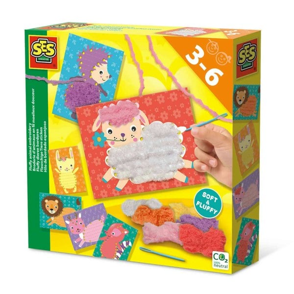 SES Creative Fluffy animal embroidery
