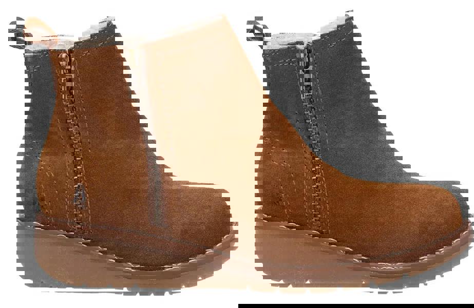 Hush Puppies Libby Womens Wedge Heel Casual Zip-Up Ankle Boots
