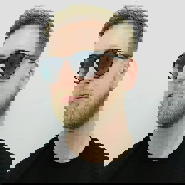 Persol Sunglasses PO3152 9014Q8 Black Azure Gradient Blue