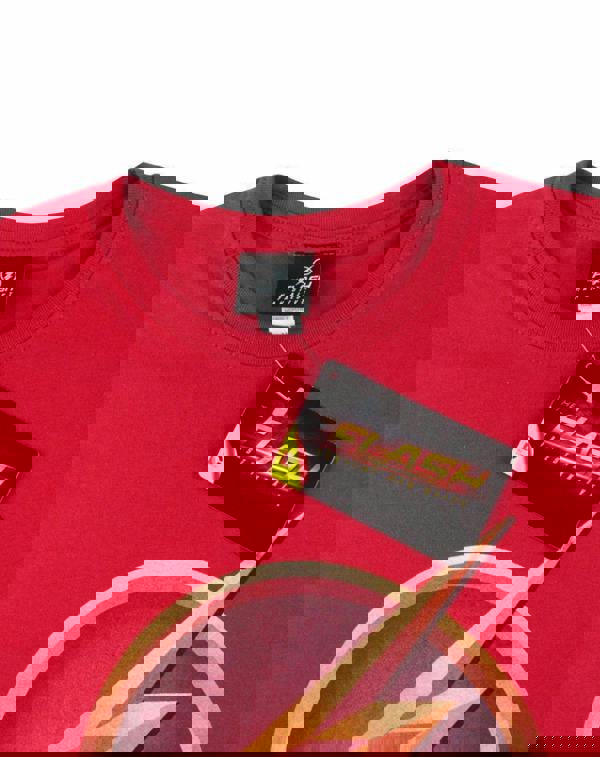 DC Comics Womens Red Logo Short Sleeved T-Shirt