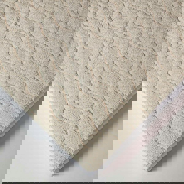 HOMESCAPES Luxury Thick Fleece Mattress Topper