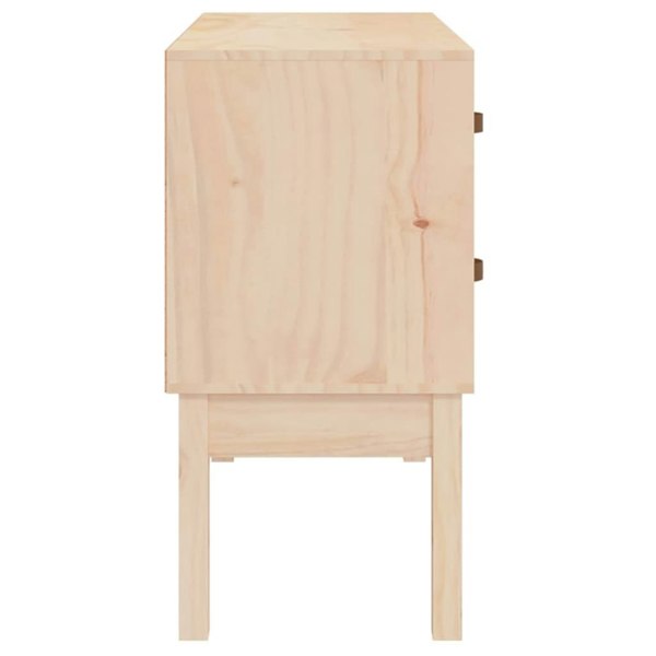 Berkfield Console Cabinet 90x40x78 cm Solid Wood Pine